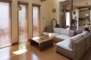 リビングのブラインド