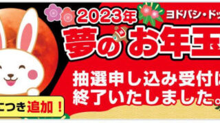 ヨドバシ福袋2023追加抽選終了