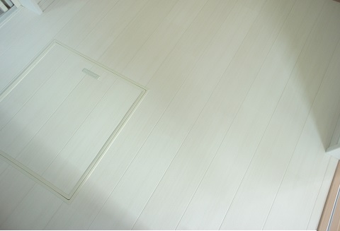 洗面脱衣所クッションフロア