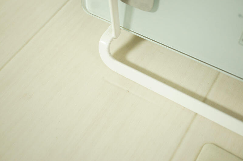 クッションフロアの凹み