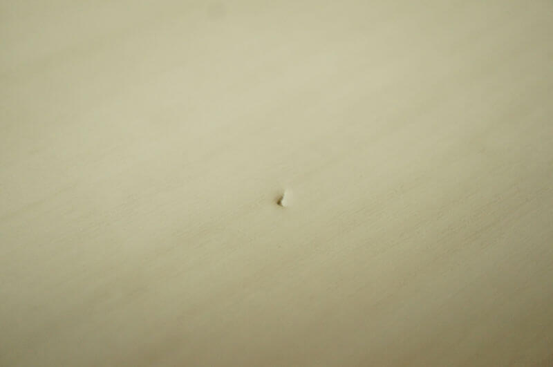 クッションフロアの傷