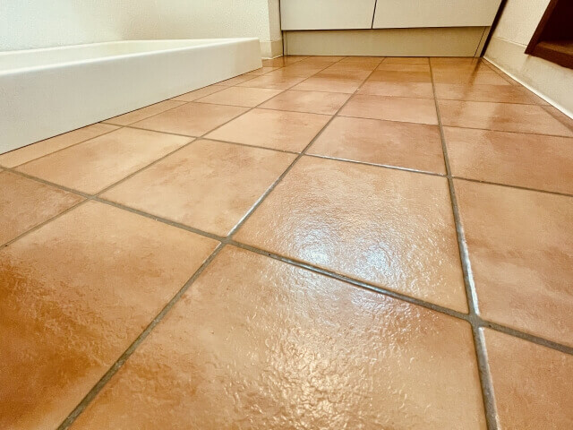 クッションフロアの溝